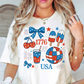 Preppy USA 1776 Tee | Stars and Stripes Collection | Unisex Pre-Shrunk T-Shirt