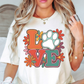 Paw Love Tee | Pawsitive Vibes Collection | Unisex Pre-Shrunk T-Shirt