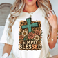 Simply Blessed Tee | Walk By Faith Collection | Unisex Pre-Shrunk T-Shirt