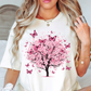 Cherry Blossom Butterflies Tee | Spring Fling Collection | Unisex Pre-Shrunk T-Shirt