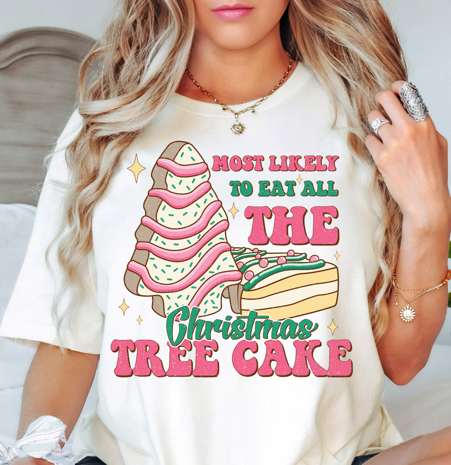 Christmas Tree Cake Tee | Tis The Season Collection | Unisex Pre-Shrunk T-Shirt