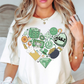 Lucky Heart Doodle Tee | Feeling Lucky Collection | Unisex Pre-Shrunk T-Shirt