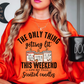 The Only Thing Getting Lit Sweatshirt | Falling For You Collection | Unique Gifts for Family Friends