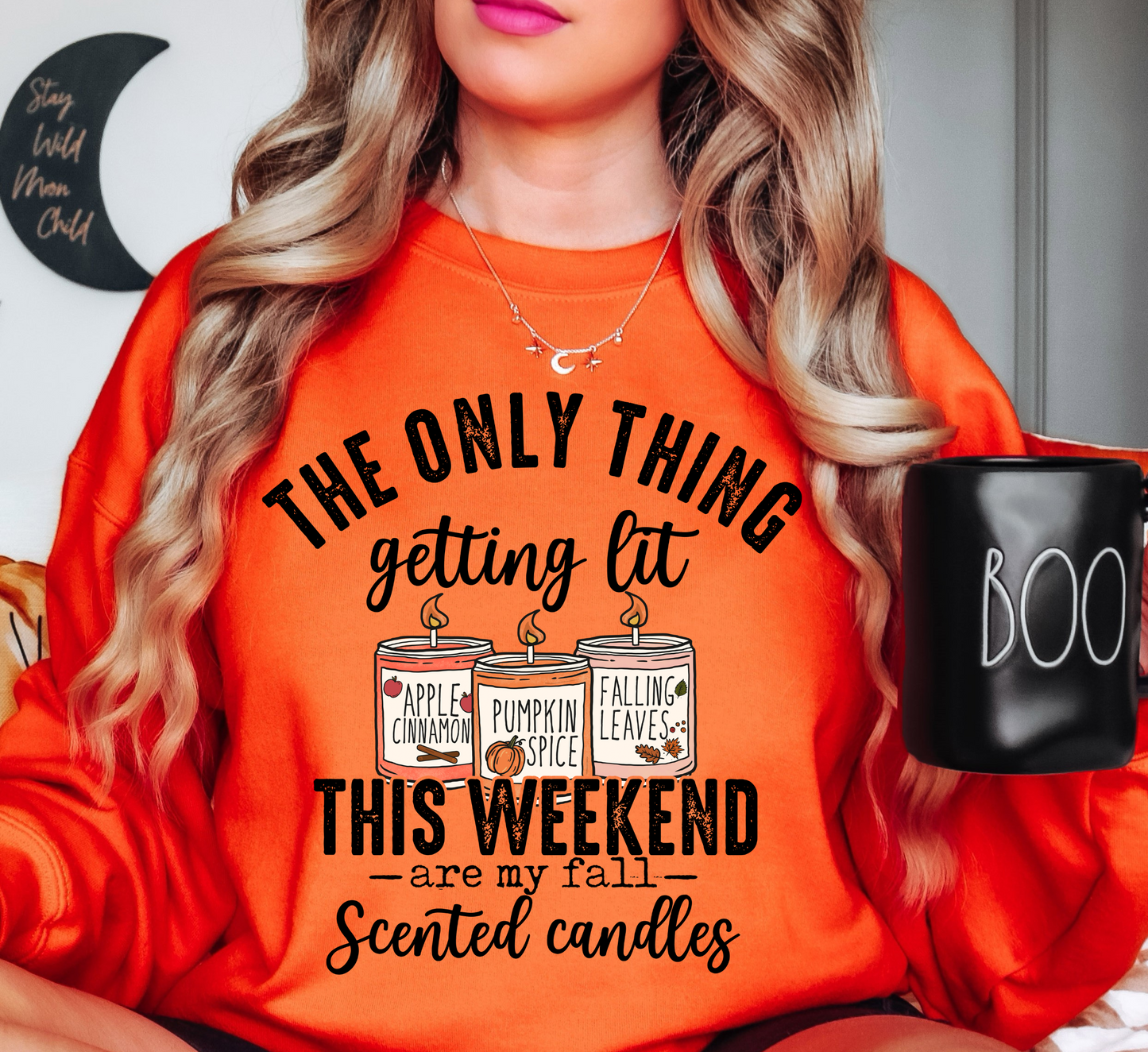 The Only Thing Getting Lit Sweatshirt | Falling For You Collection | Unique Gifts for Family Friends