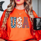 Floral USA Sweatshirt | Stars and Stripes Collection | Unique Gifts for Family and Friends