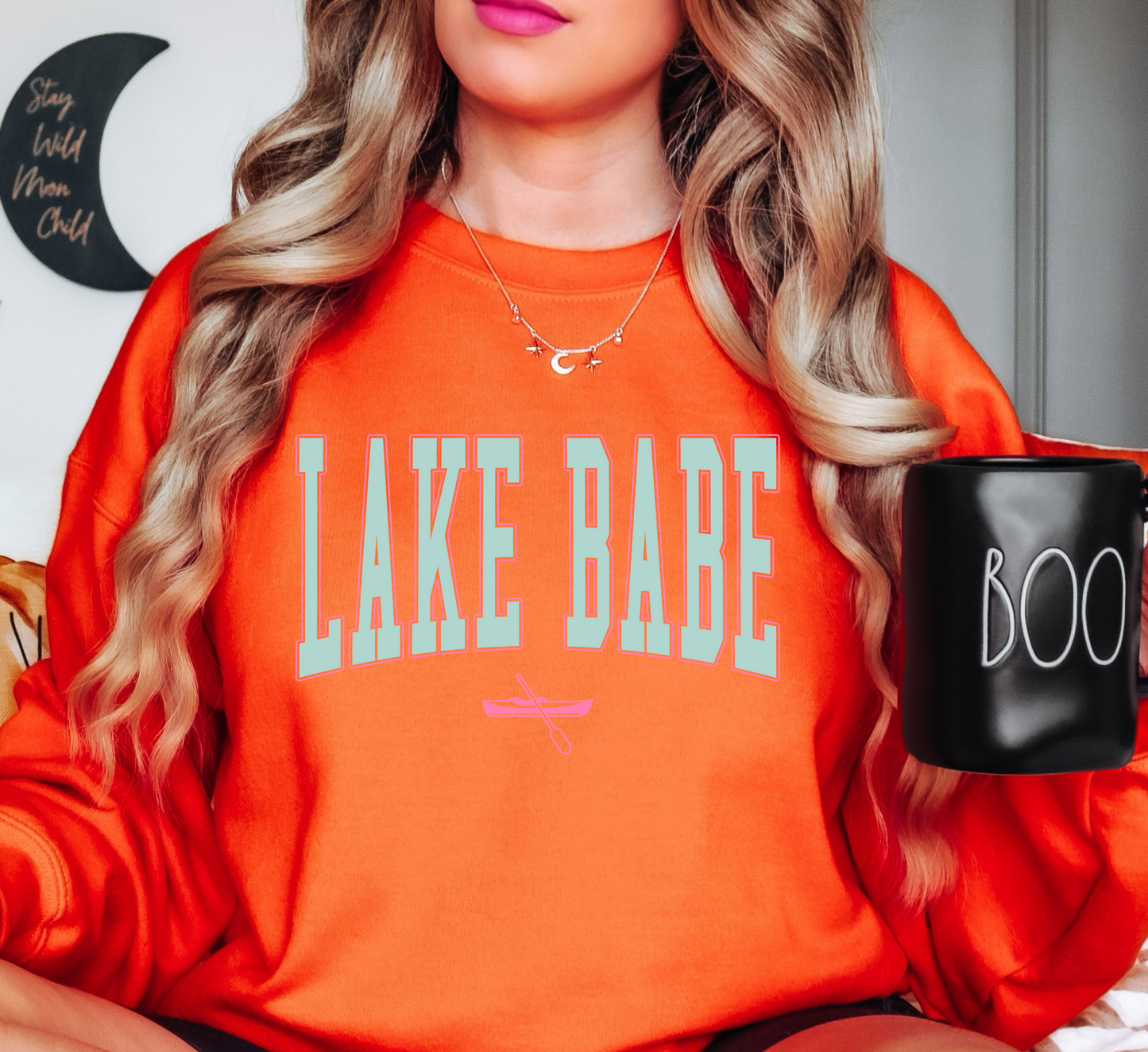Lake Babe Sweatshirt | Beach Breeze Collection | Unique Gifts for Family Friends
