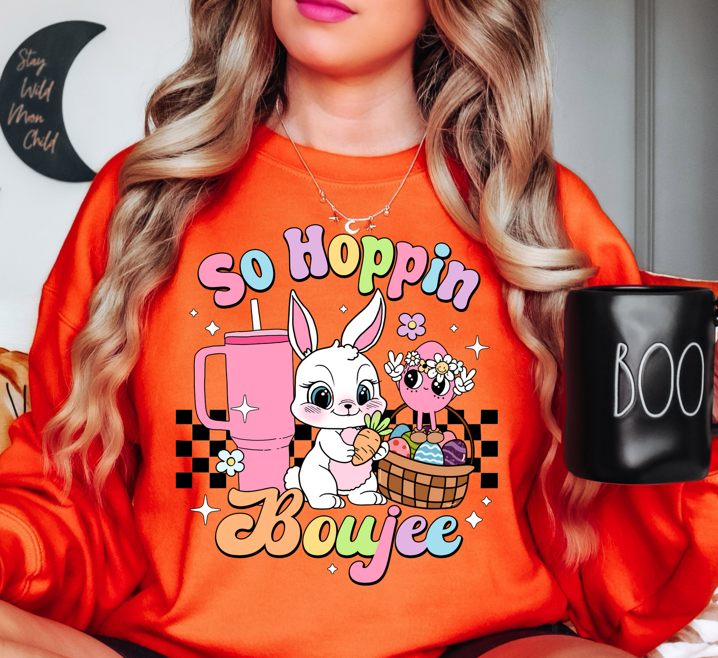 So Hoppin Boujee Sweatshirt | Hoppin' Into Spring Collection | Unique Gifts for Family Friends