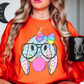 Nerdy Bunny Sweatshirt | Hoppin' Into Spring Collection | Unique Gifts for Family Friends