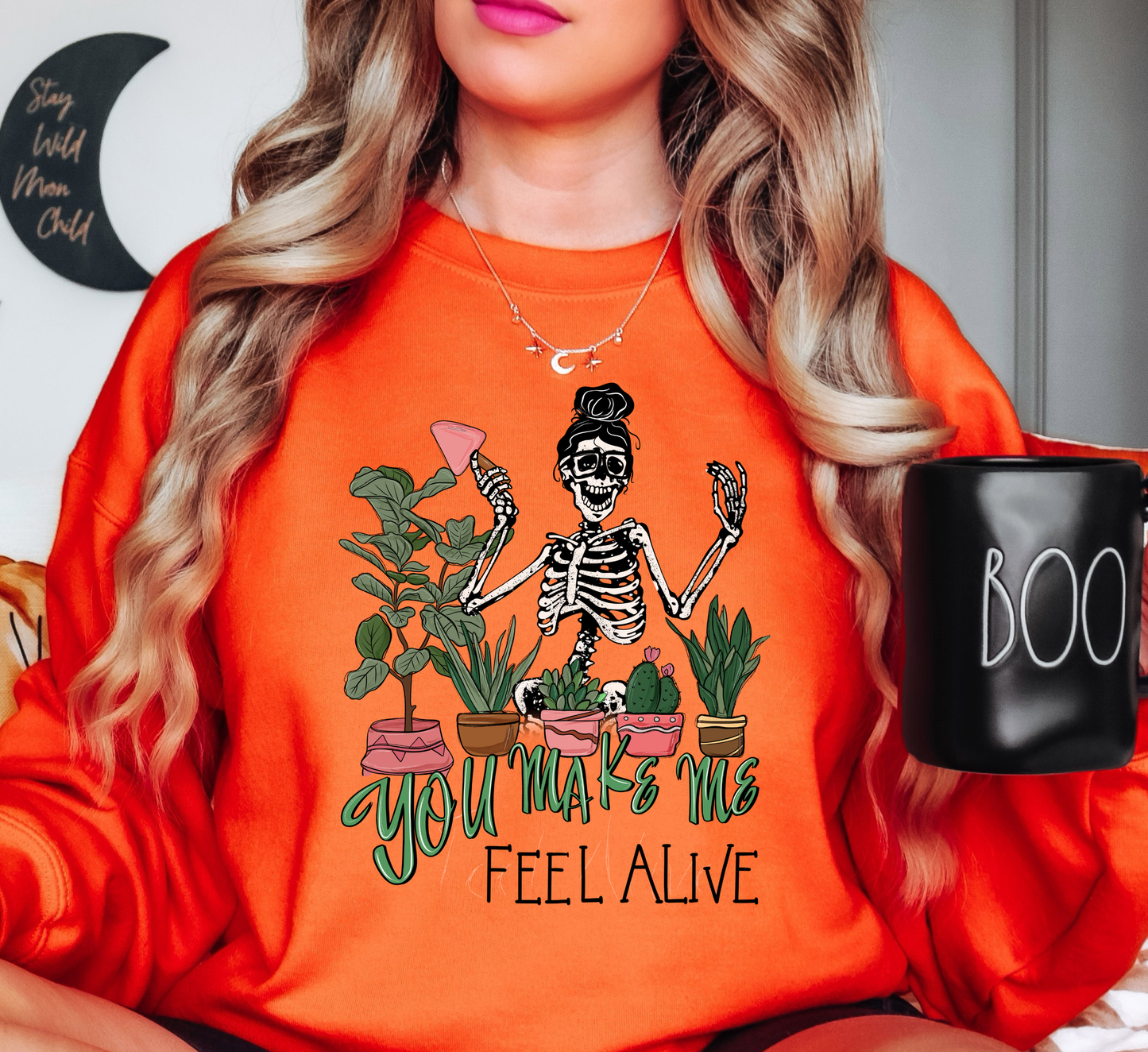 Feel Alive Plants Sweatshirt | Spring Fling Collection | Unique Gifts for Family Friends
