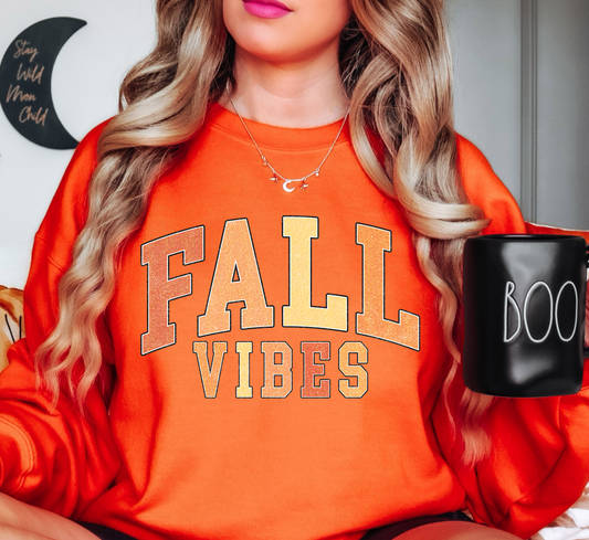 Fall Vibes Sweatshirt | Falling For You Collection | Unique Gifts for Family Friends