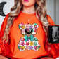 Floral Daisy Bear Sweatshirt | Hoppin' Into Spring Collection | Unique Gifts for Family Friends