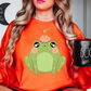 Spring Frog Sweatshirt | Spring Fling Collection | Unique Gifts for Family Friends
