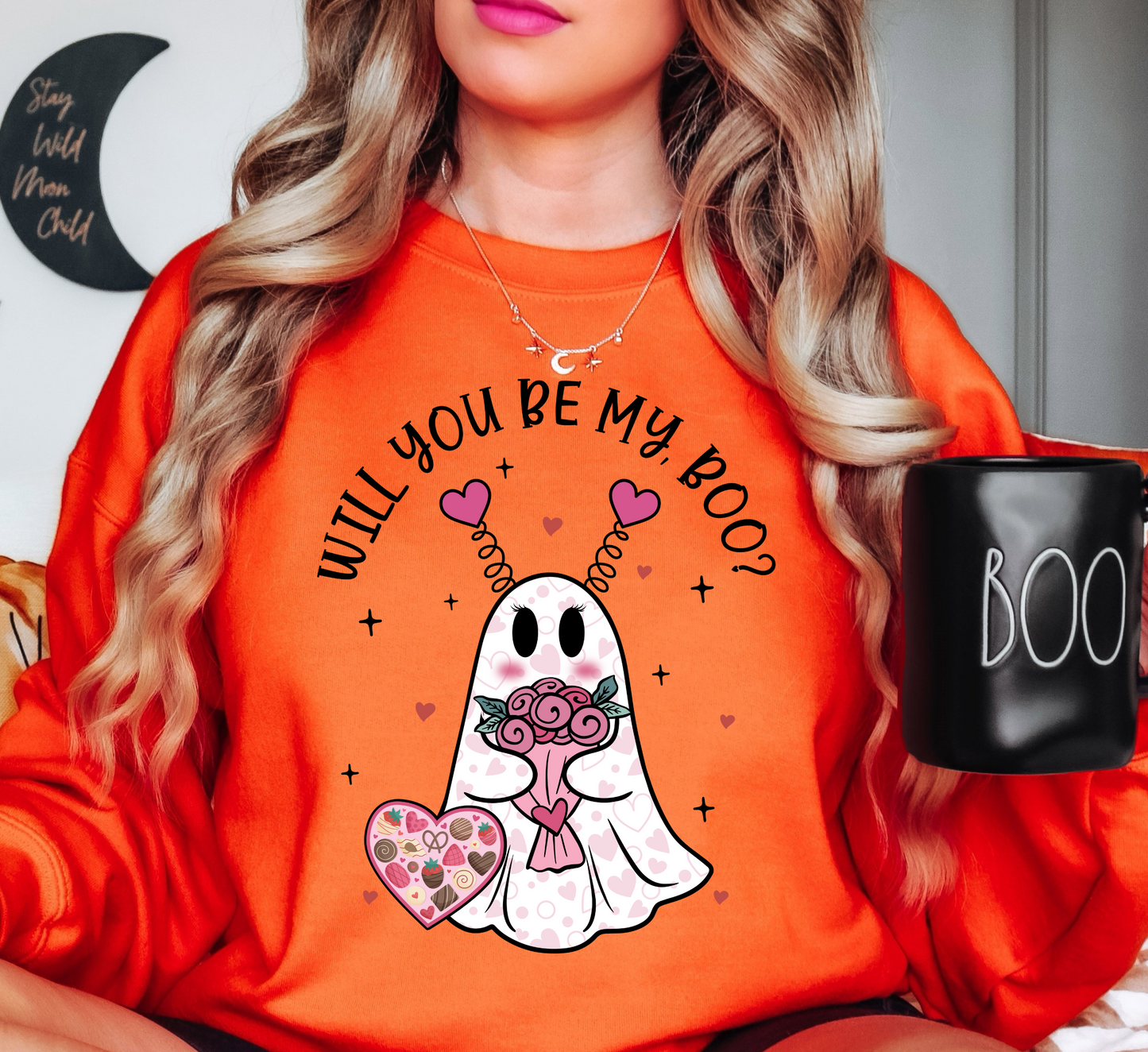 Will You Be My Boo? Sweatshirt | XoXo Love Collection | Unique Gifts for Family Friends