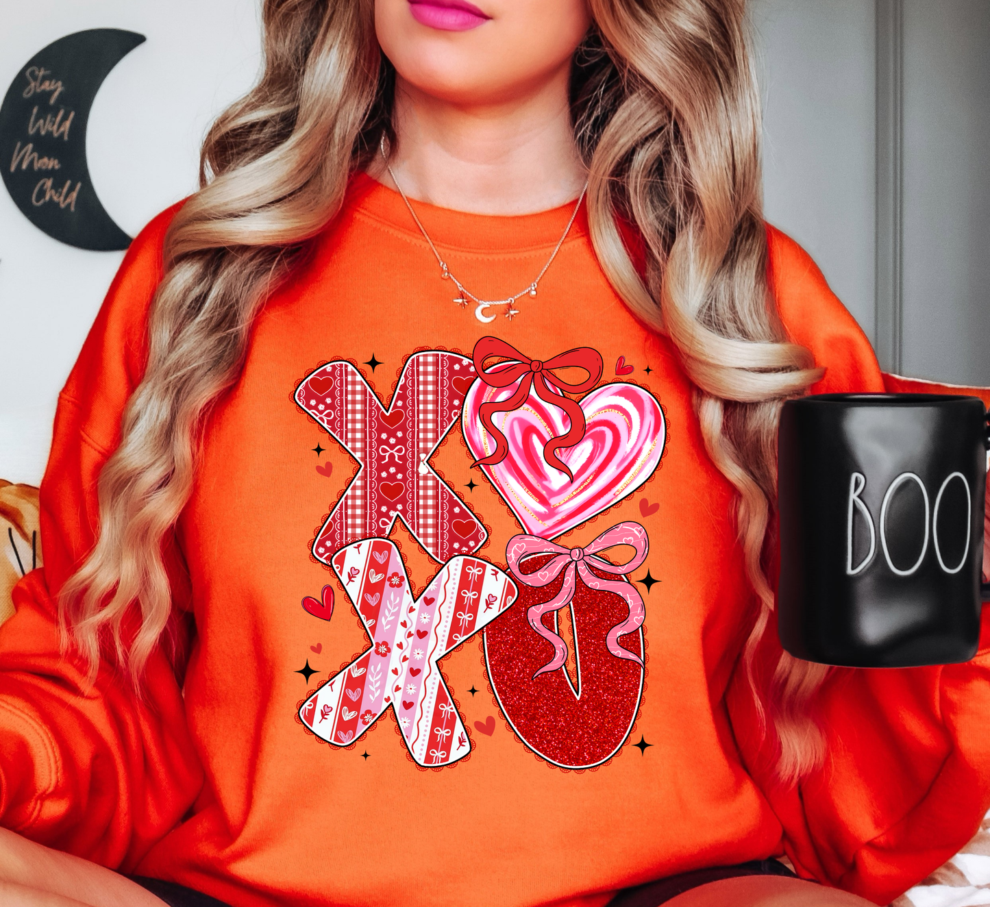 XoXo Preppy Love Sweatshirt | XoXo Love Collection | Unique Gifts for Family Friends