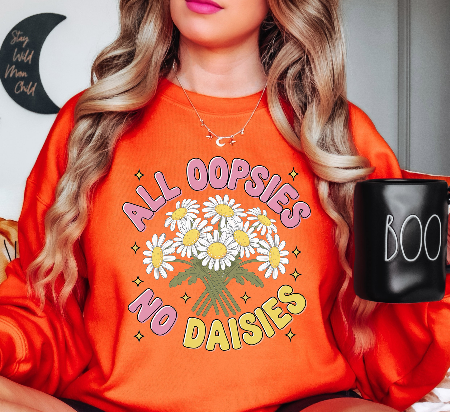 Oops Daisy Sweatshirt | Spring Fling Collection | Unique Gifts for Family Friends