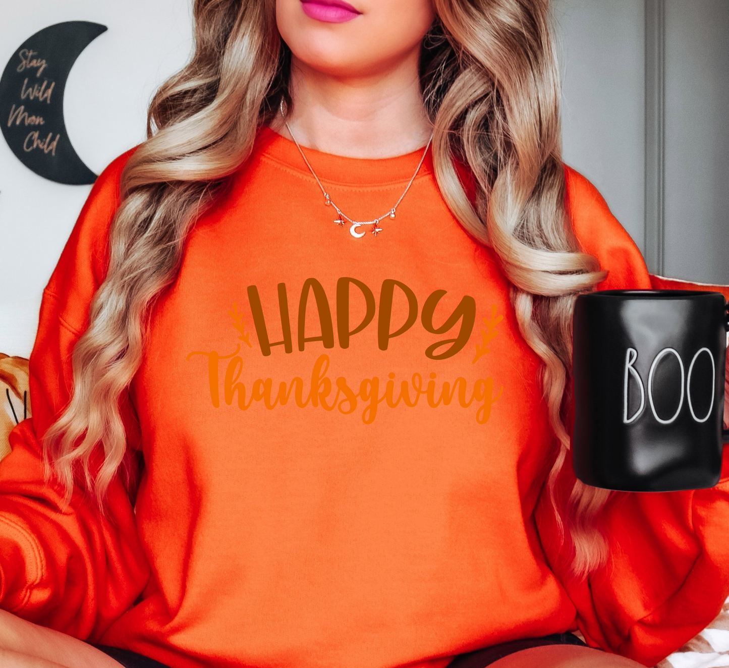 Happy Thanksgiving Sweatshirt | Harvest Joy Collection | Unique Gifts for Family Friends