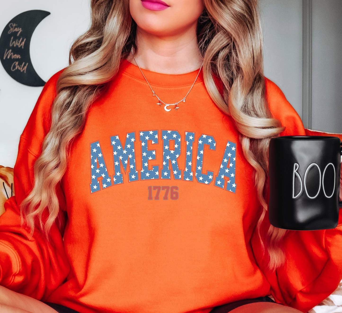 America 1776 Sweatshirt | Stars and Stripes Collection | Unique Gifts for Family and Friends