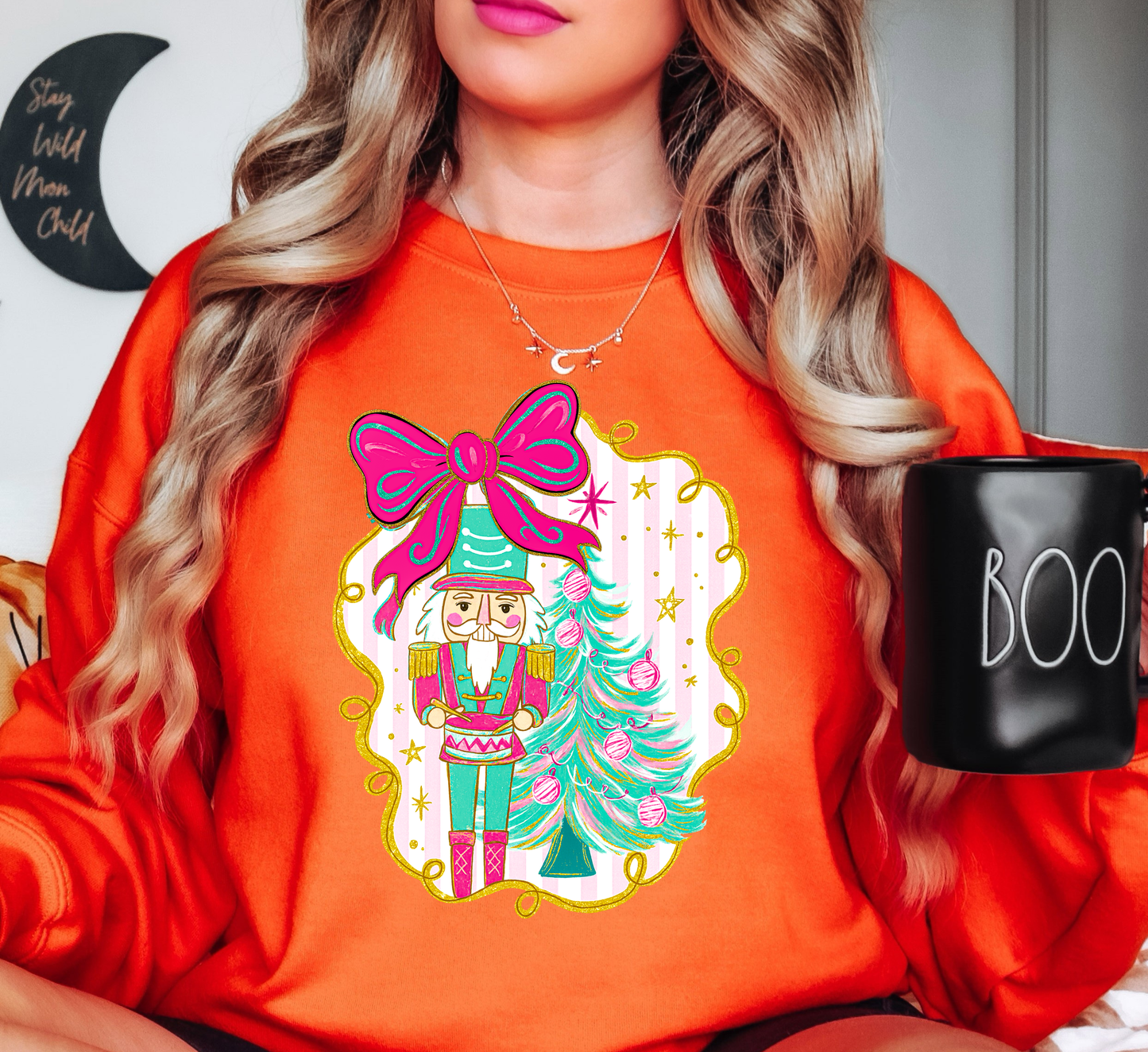 Colorful Nutcracker Sweatshirt | Tis The Season Collection | Unique Gifts for Family Friends