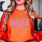 Checkered Mama Bow Sweatshirt | Mama Mode Activated Collection | Unique Gifts for Family Friends