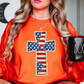 Patriotic Cross Sweatshirt | Stars and Stripes Collection | Unique Gifts for Family and Friends