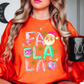 Cutie Fa La La Sweatshirt | Tis The Season Collection | Unique Gifts for Family Friends