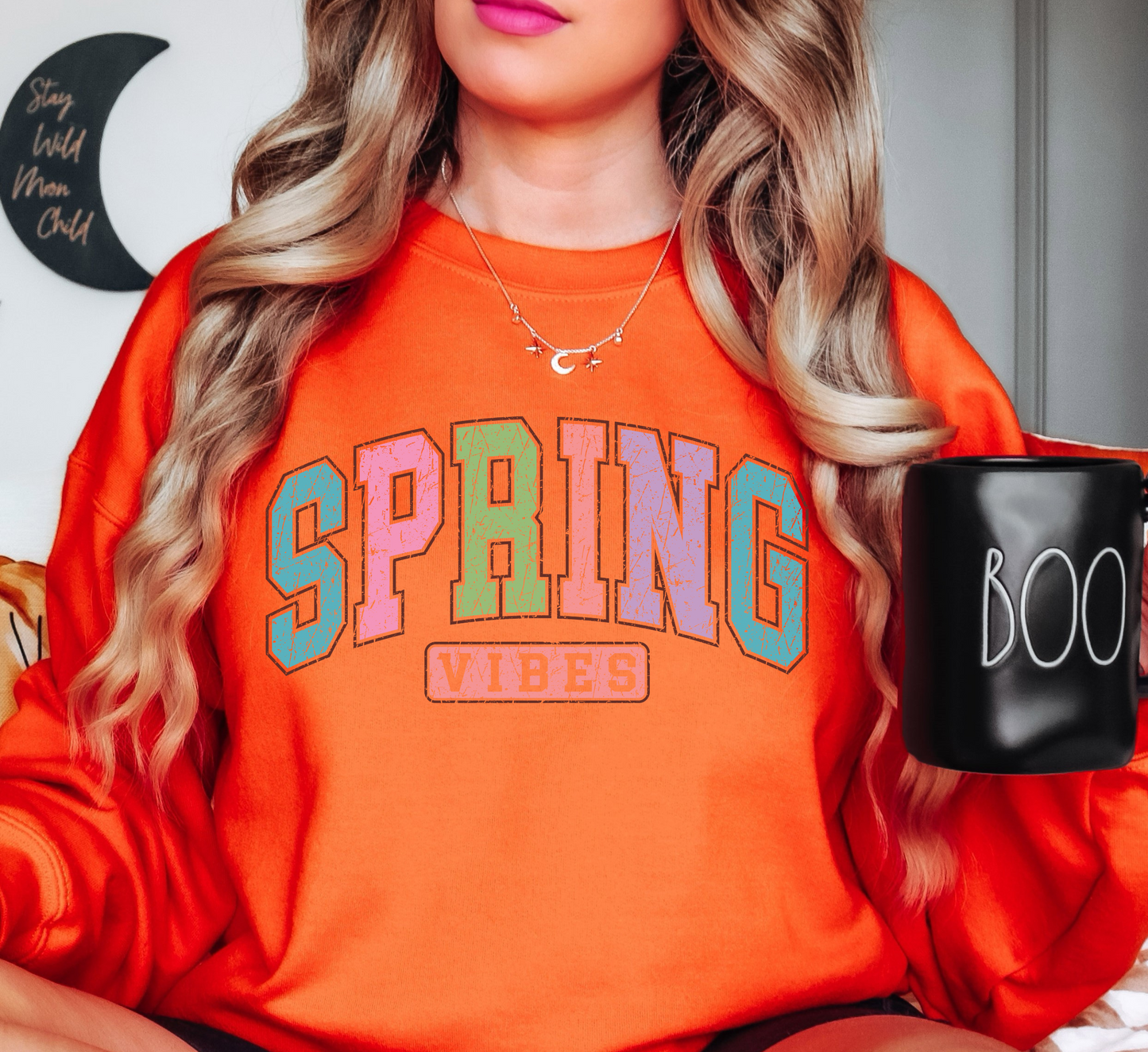 Spring Vibes Sweatshirt | Spring Fling Collection | Unique Gifts for Family Friends