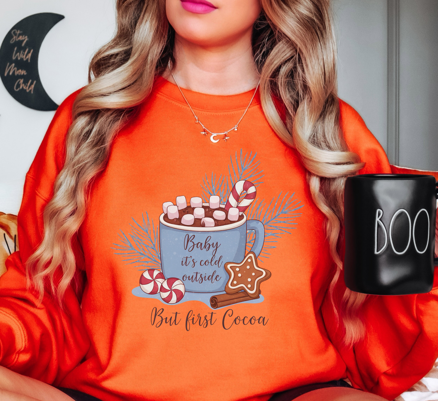 Baby Its Cold Outside Sweatshirt | Frosty Chic Collection | Unique Gifts for Family Friends