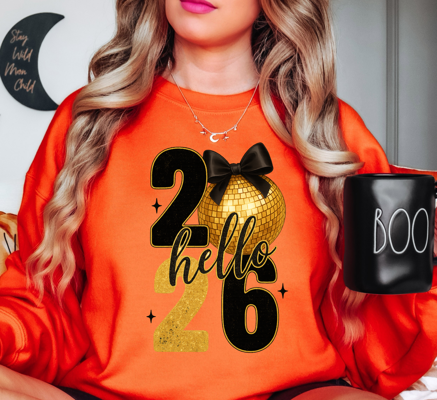 Hello 2026 New Year Sweatshirt | New Year Magic Collection | Unique Gifts for Family Friends