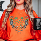 Dancing Skeleton Heart Sweatshirt | Feeling Lucky Collection | Unique Gifts for Family Friends