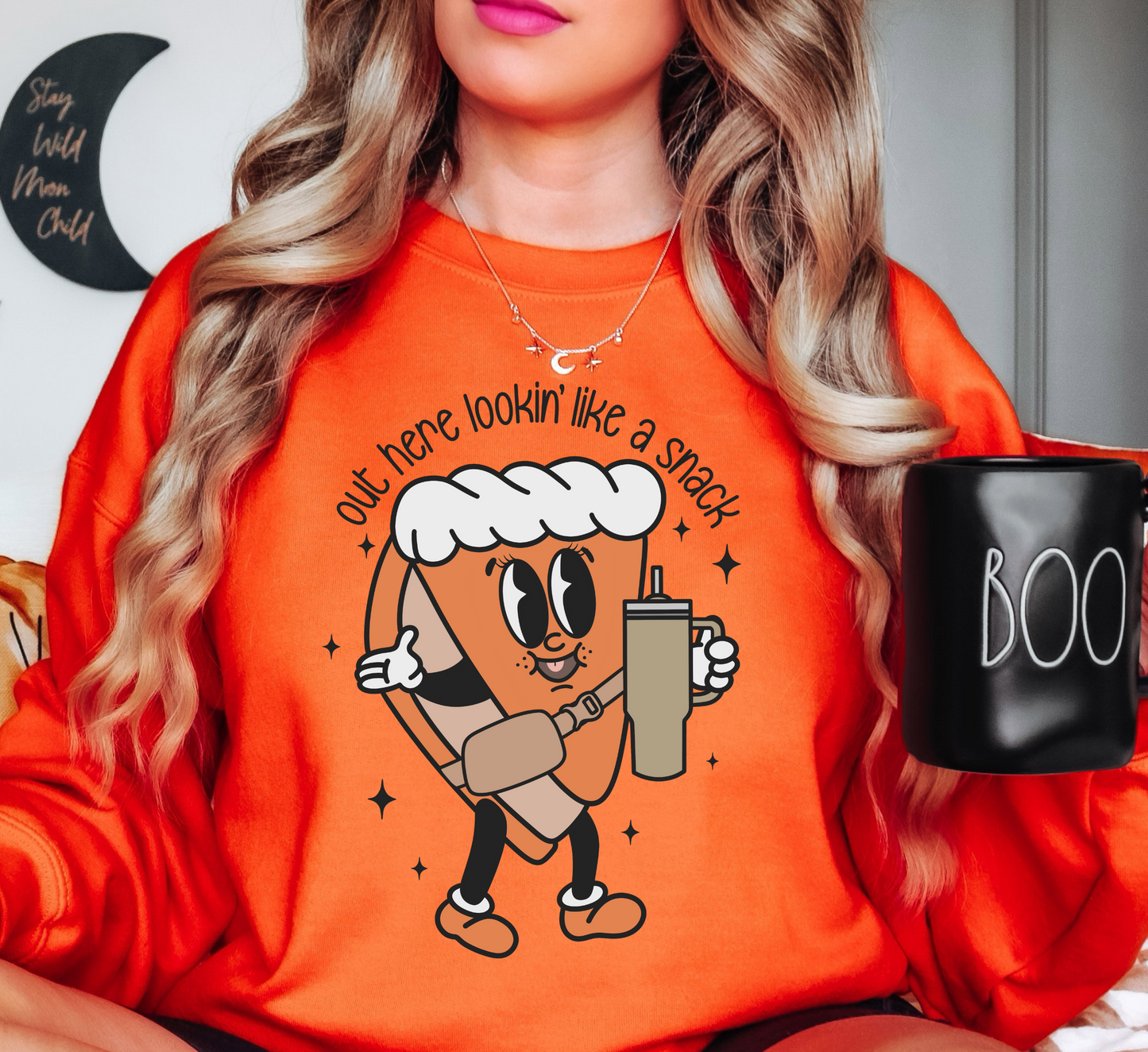 Out Here Lookin Like A Snack Pie Sweatshirt | Harvest Joy Collection | Unique Gifts for Family Friends