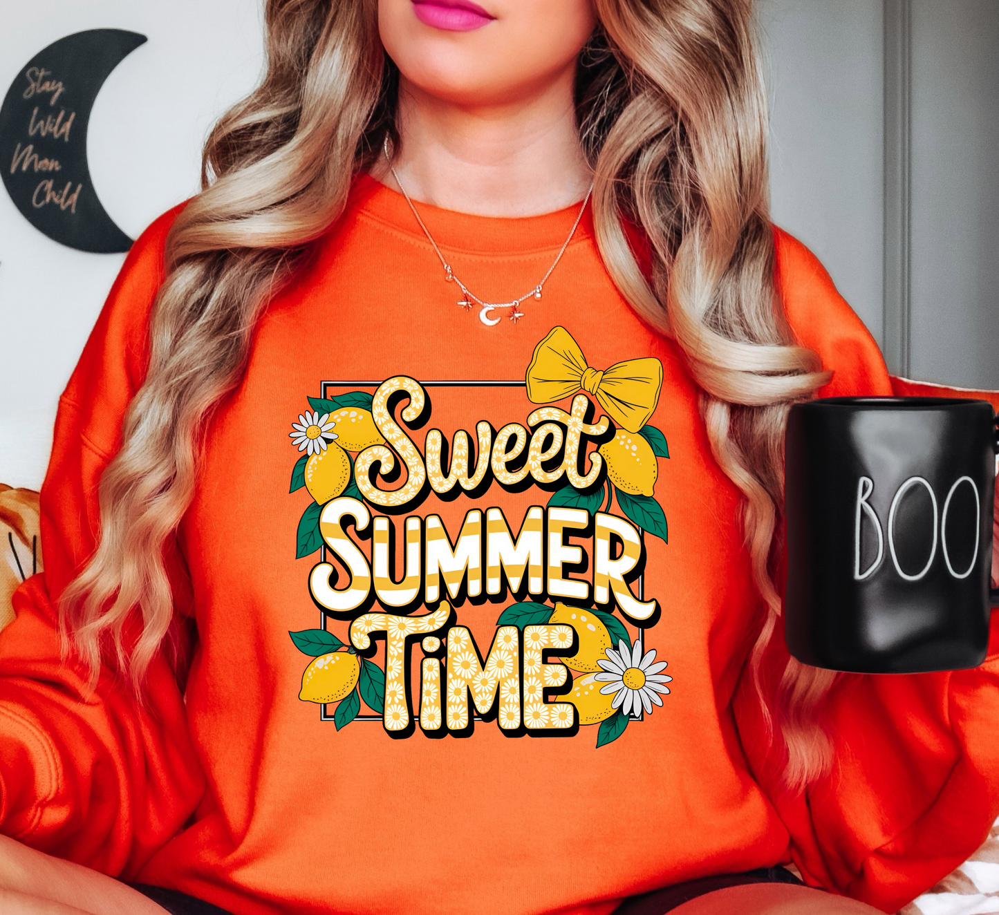 Sweet Summer Time Sweatshirt | Beach Breeze Collection | Unique Gifts for Family Friends