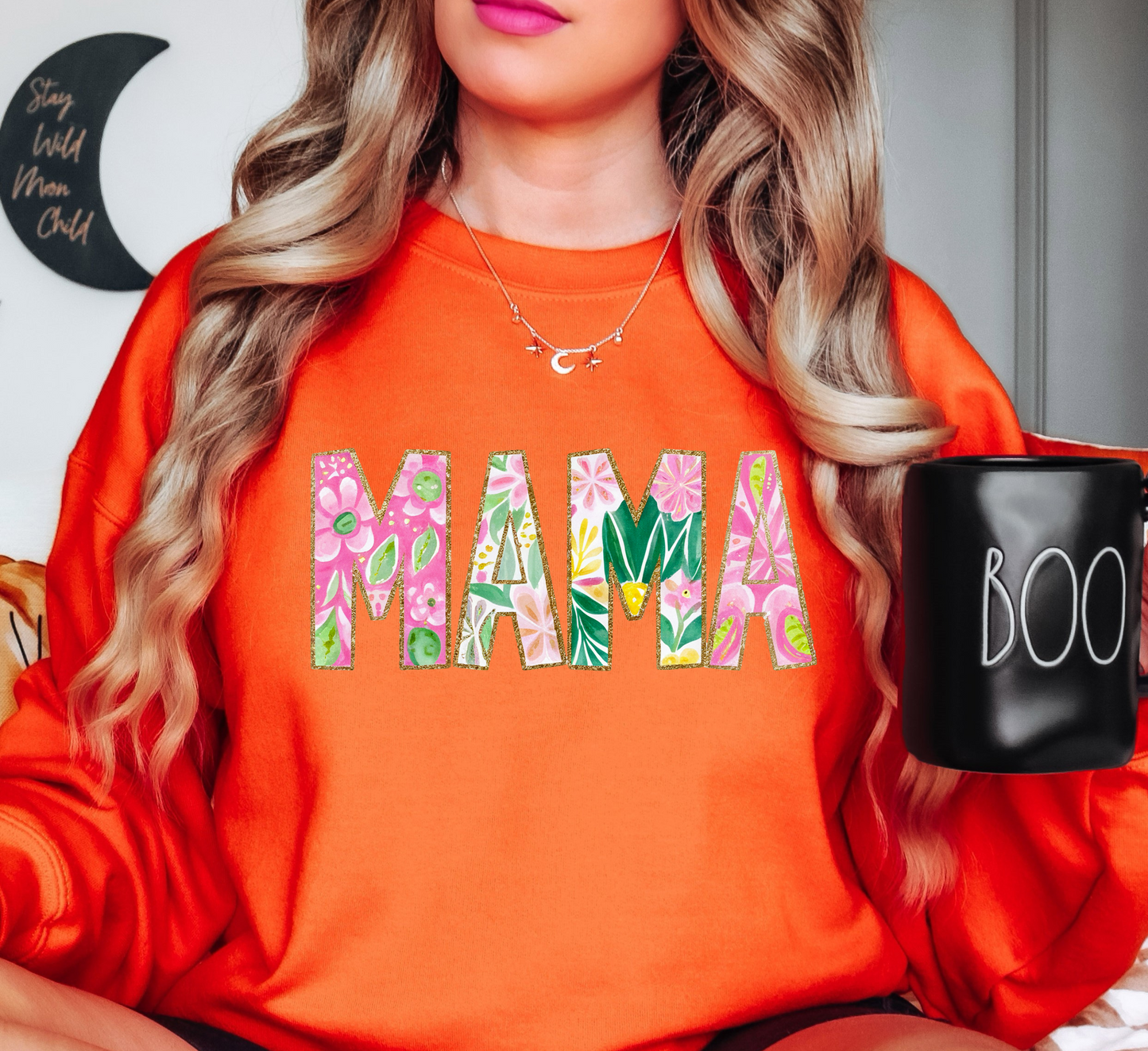 Summer Vibes Mama Sweatshirt | Mama Mode Activated Collection | Unique Gifts for Family Friends