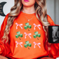 Coquette Bow and Clovers Sweatshirt | Feeling Lucky Collection | Unique Gifts for Family Friends