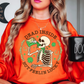 Dead Inside But Feelin Lucky Sweatshirt | Feeling Lucky Collection | Unique Gifts for Family Friends