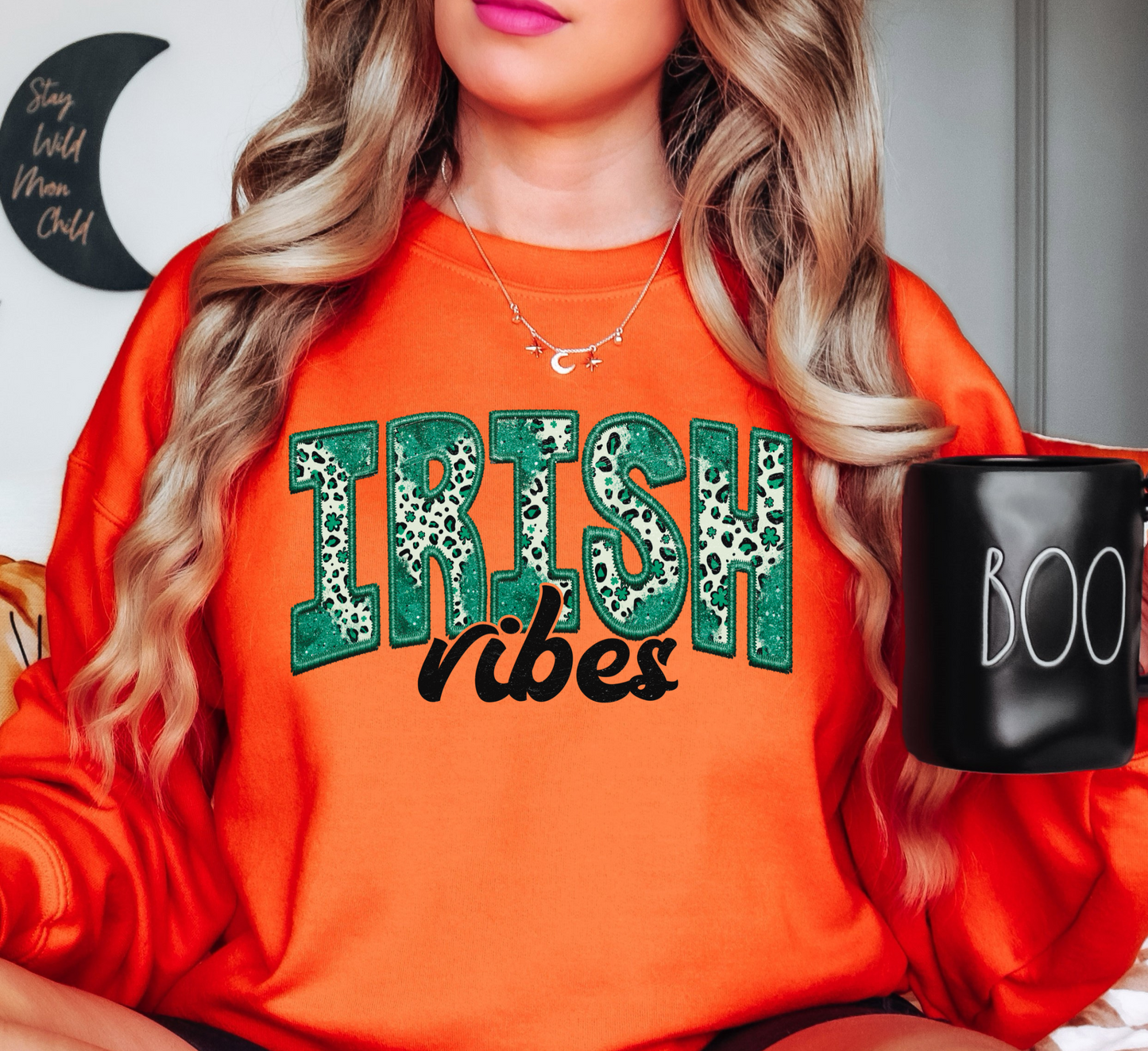 Irish Vibes Sweatshirt | Feeling Lucky Collection | Unique Gifts for Family Friends