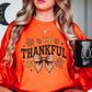 Thankful Leaves With Bow Sweatshirt | Harvest Joy Collection | Unique Gifts for Family Friends