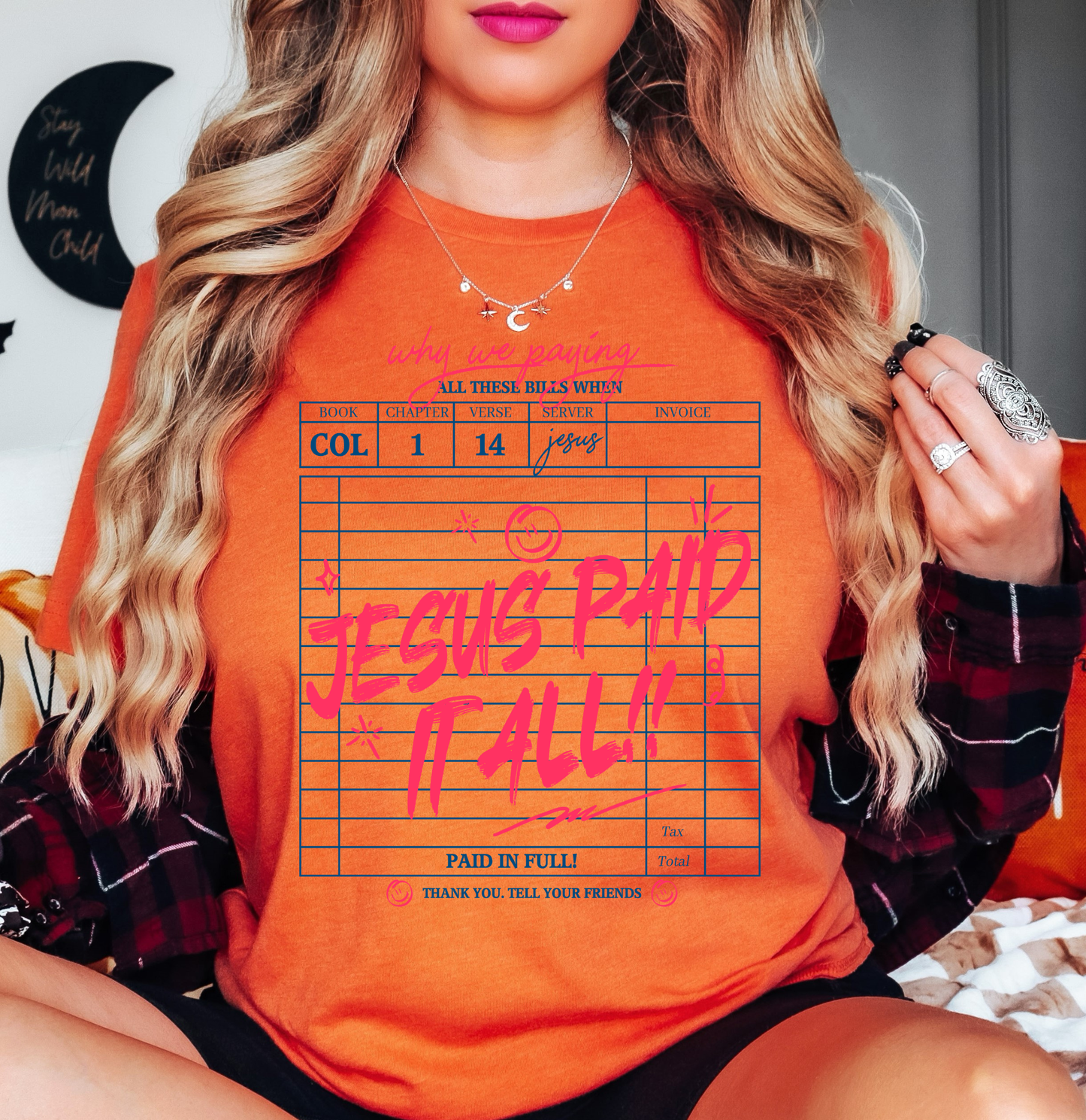 Jesus Paid It All Tee | Walk By Faith Collection | Unisex Pre-Shrunk T-Shirt