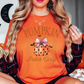 Pumpkin Patch Girly Tee | Boo-tiful Vibes Collection | Unisex Pre-Shrunk T-Shirt