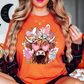 Highland Cow Bunny Tee | Hoppin' Into Spring Collection | Unisex Pre-Shrunk T-Shirt