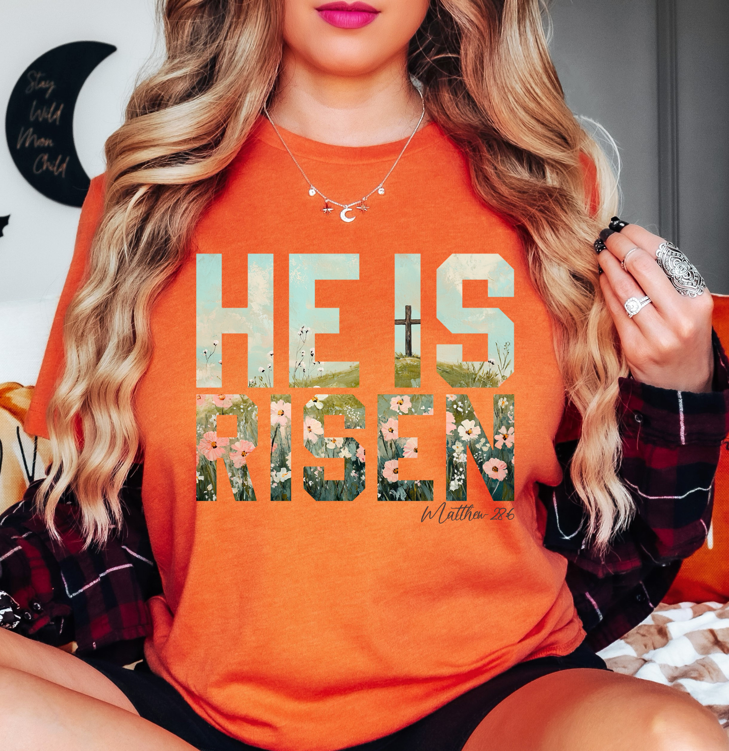 He Is Risen (Matthew) Tee | Walk By Faith Collection | Unisex Pre-Shrunk T-Shirt