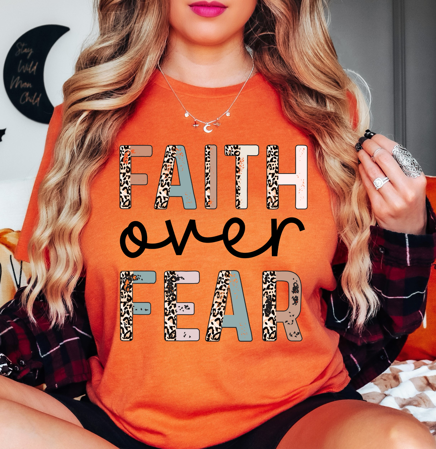 Faith Over Fear Tee | Walk By Faith Collection | Unisex Pre-Shrunk T-Shirt