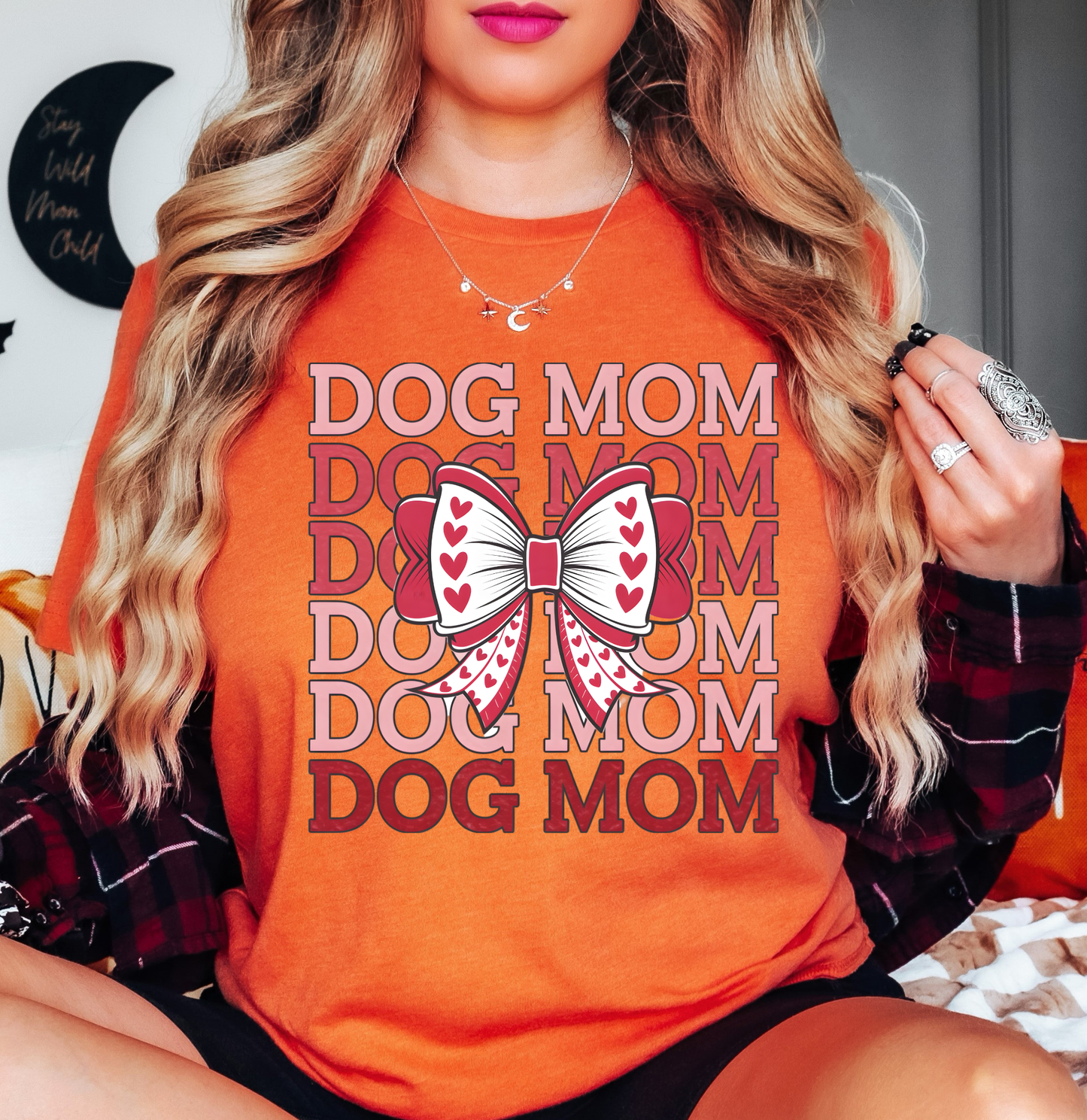 Dog Mom Coquette Tee | Pawsitive Vibes Collection | Unisex Pre-Shrunk T-Shirt