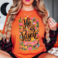 He Is Risen Floral Wreath Tee | Walk By Faith Collection | Unisex Pre-Shrunk T-Shirt