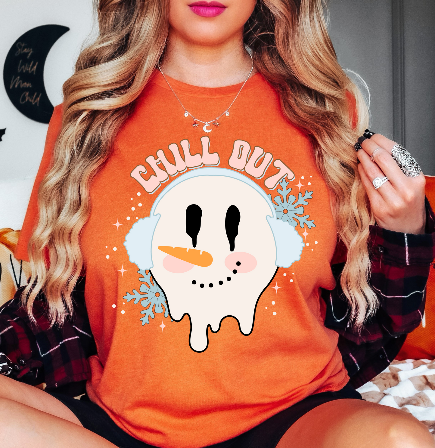 Chill Out Snowman Tee | Frosty Chic Collection | Unisex Pre-Shrunk T-Shirt