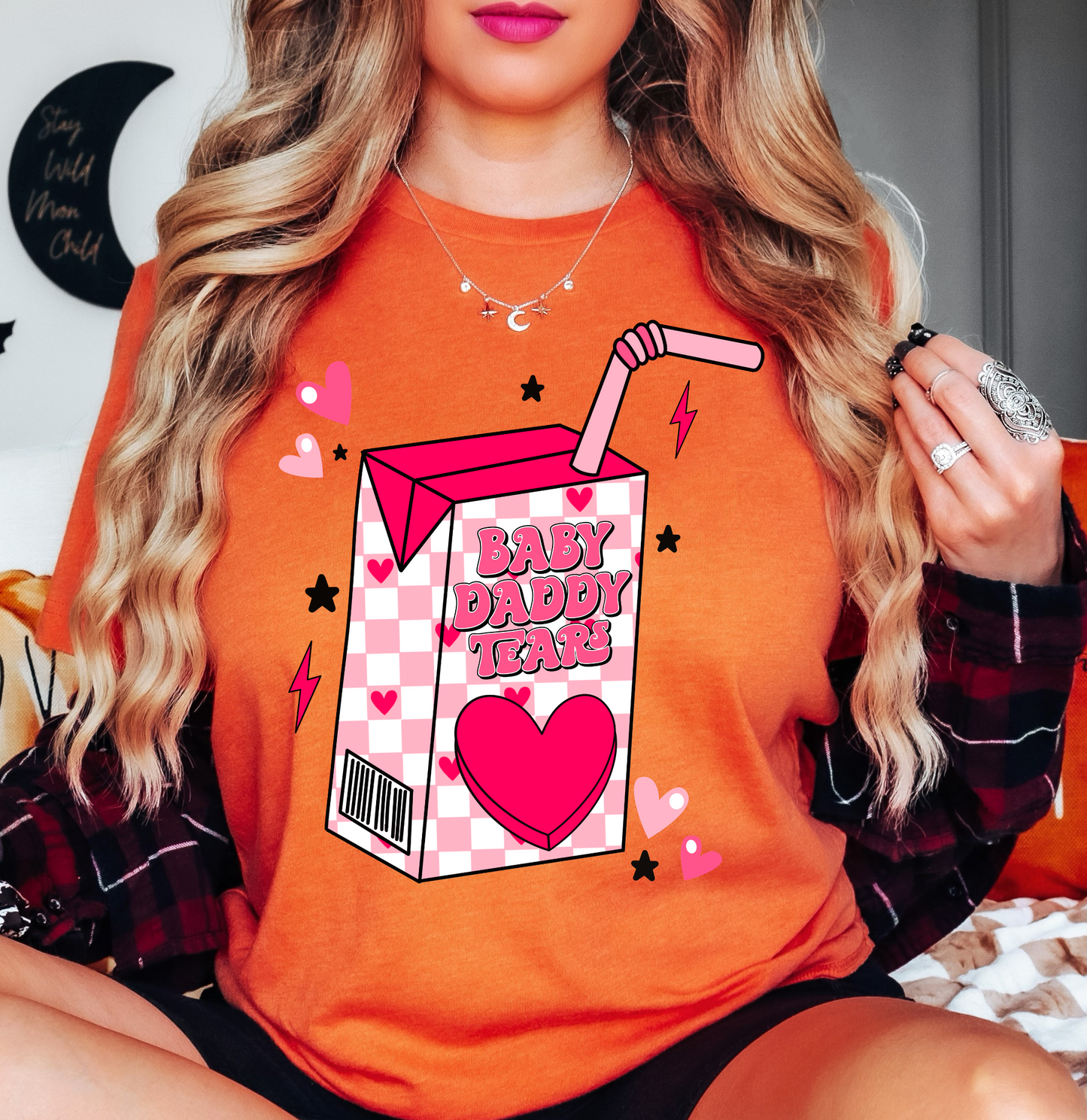 Baby Daddy Tears Tee | XoXo Love Collection | Unisex Pre-Shrunk T-Shirt