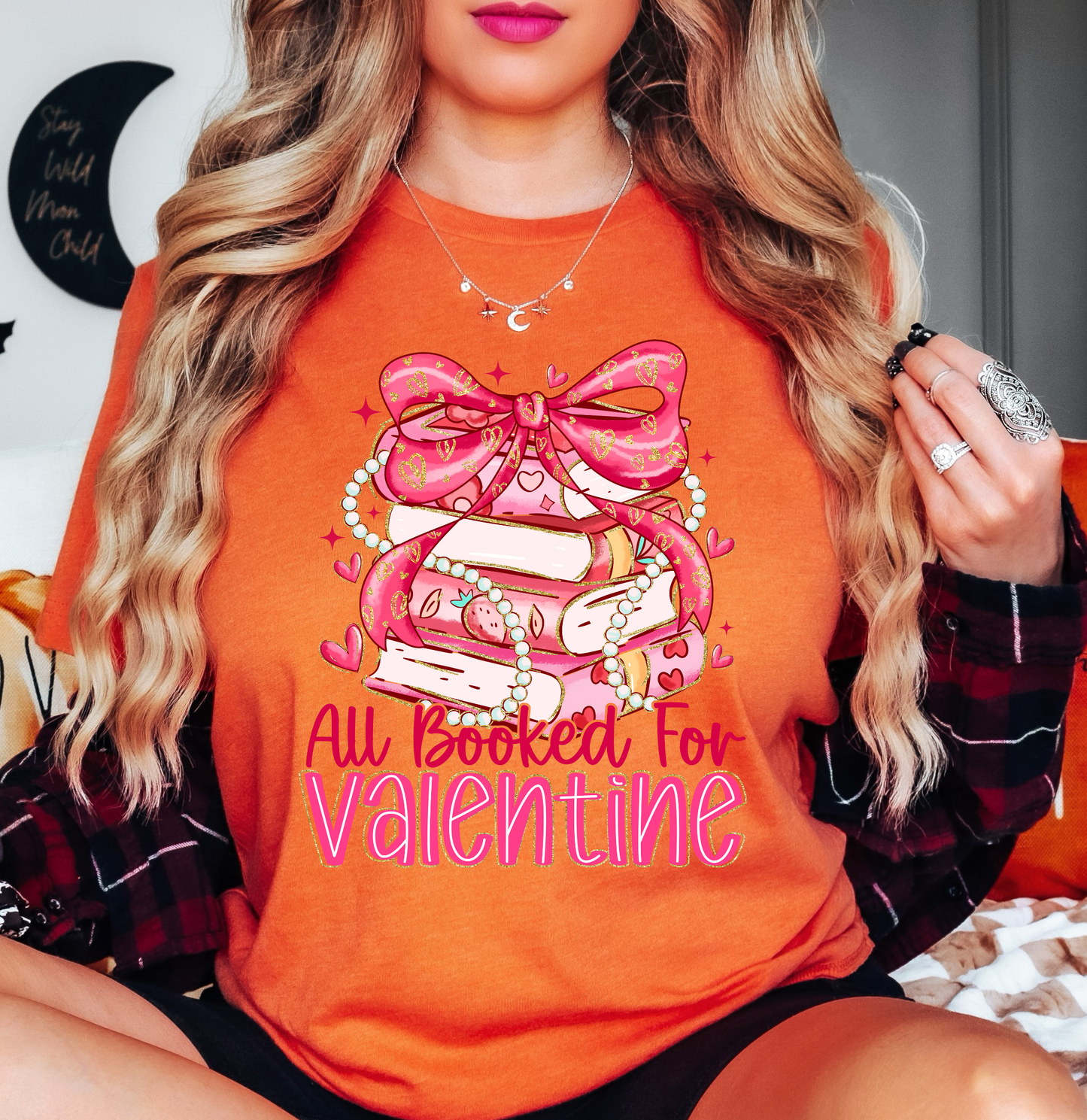 All Booked For Valentine Tee | XoXo Love Collection | Unisex Pre-Shrunk T-Shirt