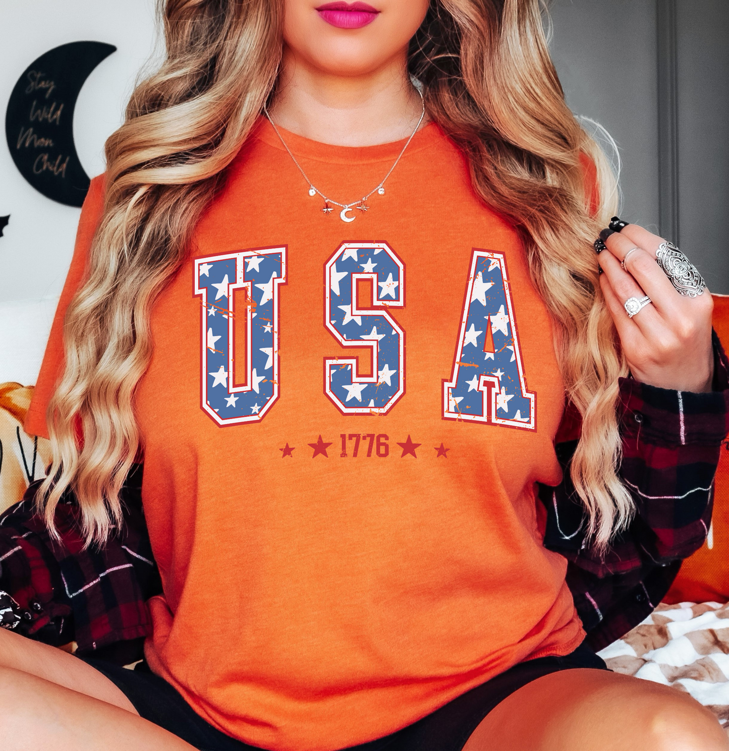 USA 1776 Tee | Stars and Stripes Collection | Unisex Pre-Shrunk T-Shirt