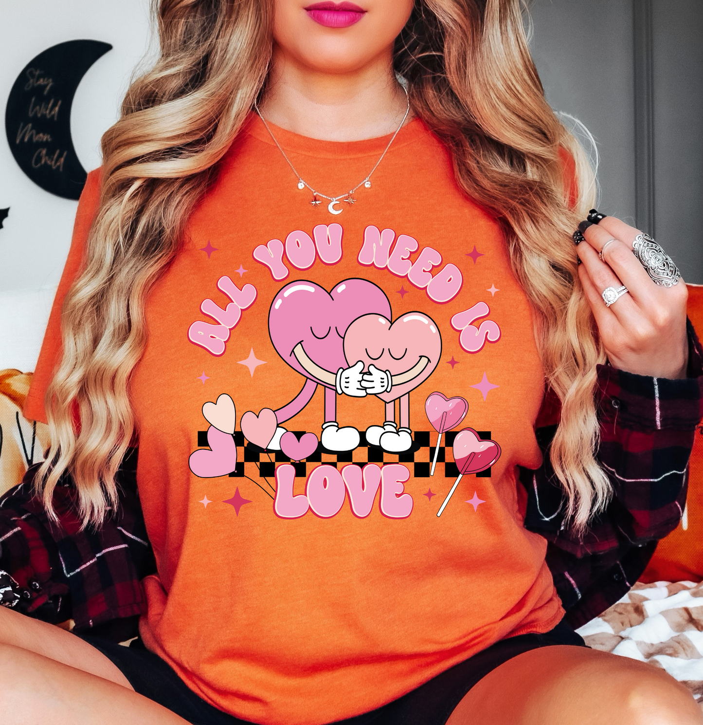All You Need Is Love Tee | XoXo Love Collection | Unisex Pre-Shrunk T-Shirt