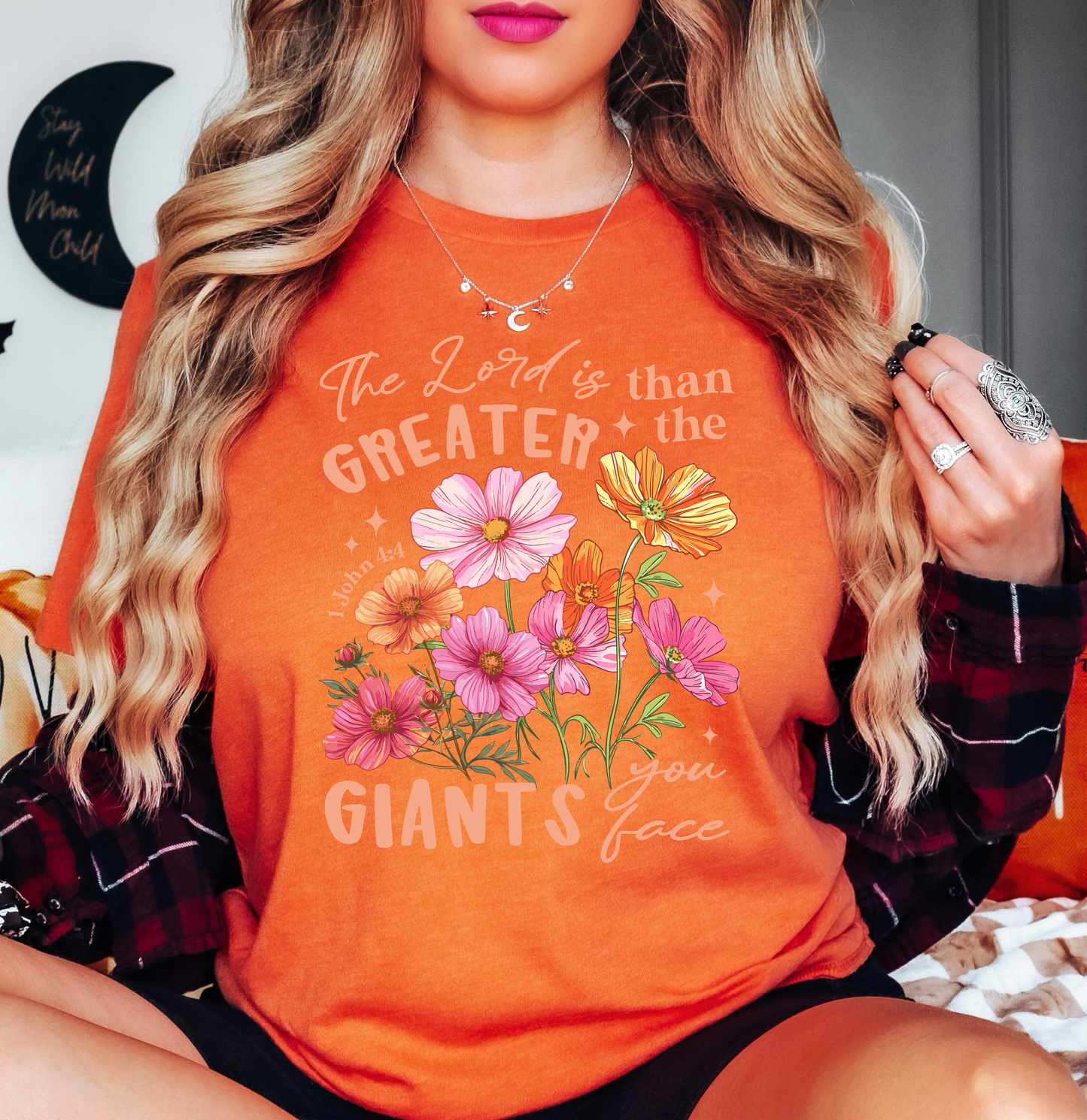 The Lord Is Greater (1 John) Tee | Walk By Faith Collection | Unisex Pre-Shrunk T-Shirt