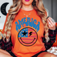 Retro America Smiley Face Tee | Stars and Stripes Collection | Unisex Pre-Shrunk T-Shirt